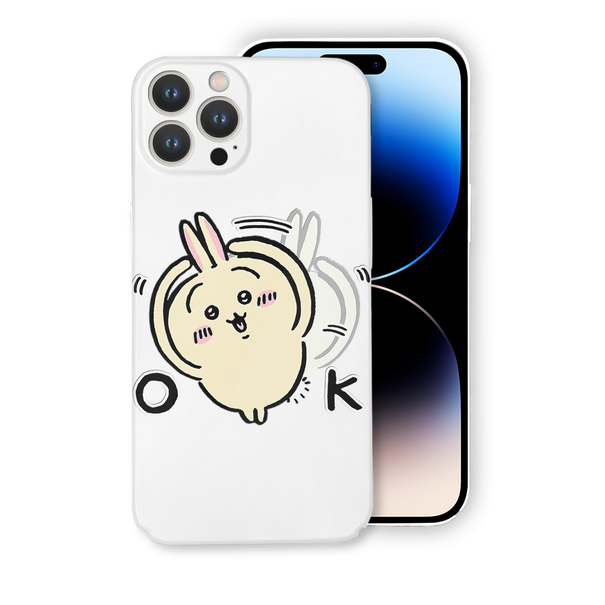 （画像用） ちいかわ うさぎ Chii-kawa usagi 【iPhone 14シリーズ対応】ハードケース
